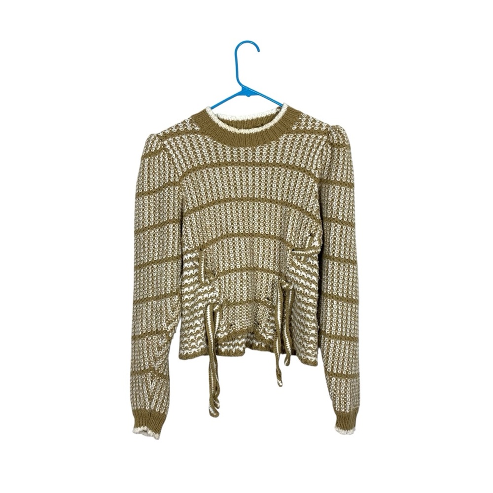 Ulla Johnson augustina sweater sand size small